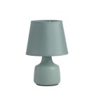 MDC Lampa stołowa CLOE zielony E14 abażur zielony, ceramiczna 589251904