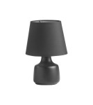 MDC Lampa stołowa CLOE czarny E14 abażur czarny, ceramiczna 589259104