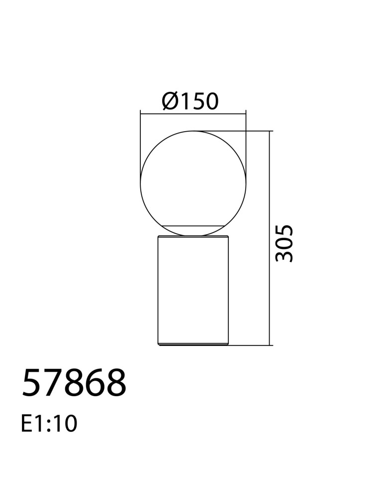 MDC Lampa stołowa MARS chrom matowy E14 włącznik dotykowy 578683501
