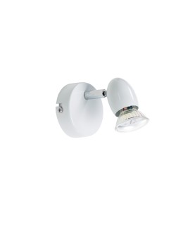 MDC Lampa ścienna/sufitowa OUVI 1xGU10 biały 570108001