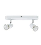 MDC Lampa sufitowa OUVI 2xGU10 biały 570118001
