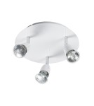 MDC Lampa sufitowa ECCO 3xGU10 biały 554138001