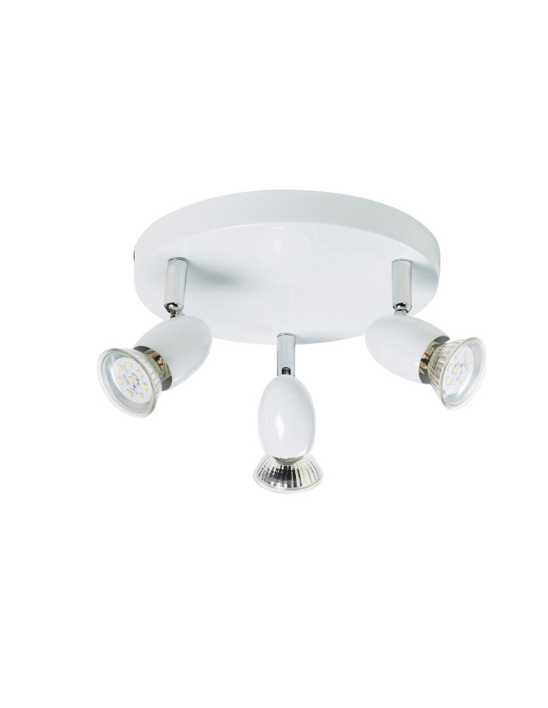 MDC Lampa sufitowa OUVI 3xGU10 biały 570138001