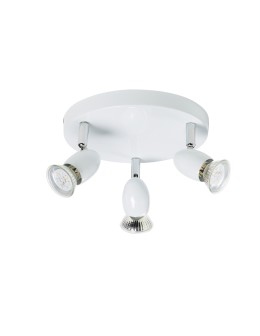 MDC Lampa sufitowa OUVI 3xGU10 biały 570138001