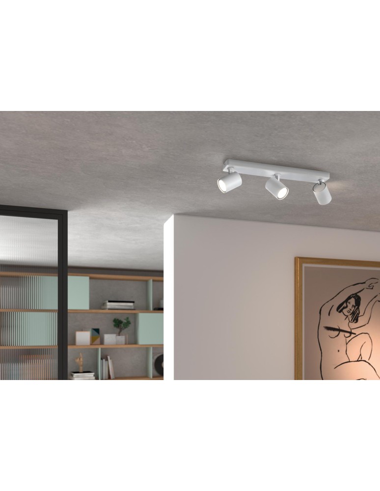 MDC Lampa sufitowa/ścienna GOT R3 czarny 3xGU10 580929101