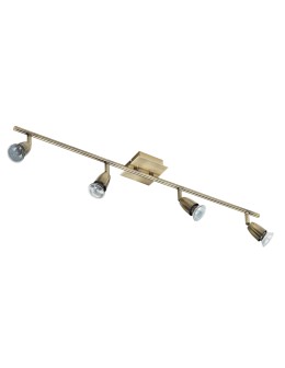 MDC Lampa sufitowa ECCO 4xGU10 mosiądz antyczny 554174401