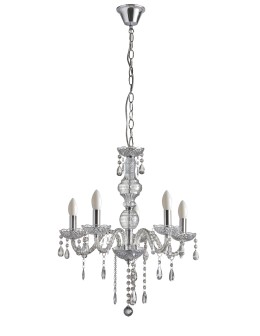MDC Lampa wisząca DIAMOND 5xE14 akryl transparentny 523283090