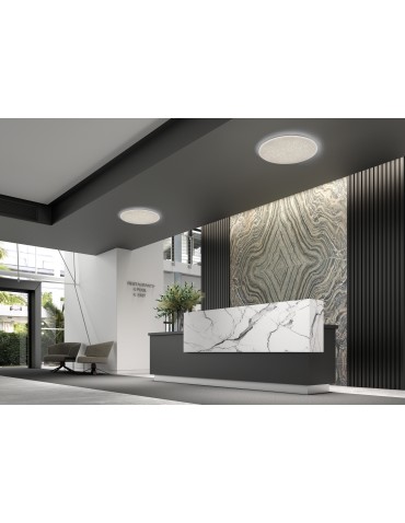 MDC Plafon EROS M Ø380 biały LED 48W CCT 3000K-6500K +pilot 579236802 - product 2