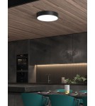MDC Lampa sufitowa CELIO czarny 48W ø30cm 3000K 3200lm 578879109