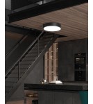 MDC Lampa sufitowa CELIO czarny 48W ø30cm 3000K 3200lm 578879109