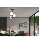 MDC Lampa wisząca RONDO mosiądz mat 3xE27 Ø15cm 578086101