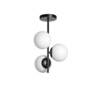 MDC Lampa wisząca RONDO czarny mat 3xE27 Ø15cm 578089101