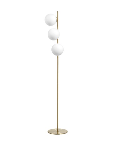 MDC Lampa podłogowa RONDO mosiądz mat 3xE27 15cm 578046101