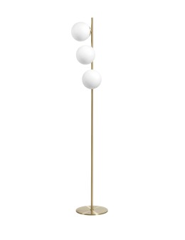 MDC Lampa podłogowa RONDO mosiądz mat 3xE27 15cm 578046101