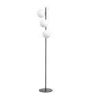 MDC Lampa podłogowa RONDO czarny mat 3xE27 15cm 578049101