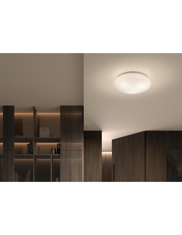 MDC Lampa sufitowa ZETA biały Ø36,5cm  3xE27 580836801
