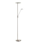 MDC Lampa podłogowa DAPHNE chrom matowy LED 33W+8W CCT 2700-4000K 579913502