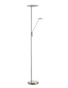 View MDC Lampa podłogowa DAPHNE chrom matowy LED 33W+8W CCT 2700-4000K 579913502