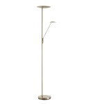 MDC Lampa podłogowa DAPHNE mosiądz antyczny LED 33W+8W CCT 2700-4000K 579914302