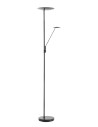 View MDC Lampa podłogowa DAPHNE czarny LED 33W+8W CCT 2700-4000K 579919102