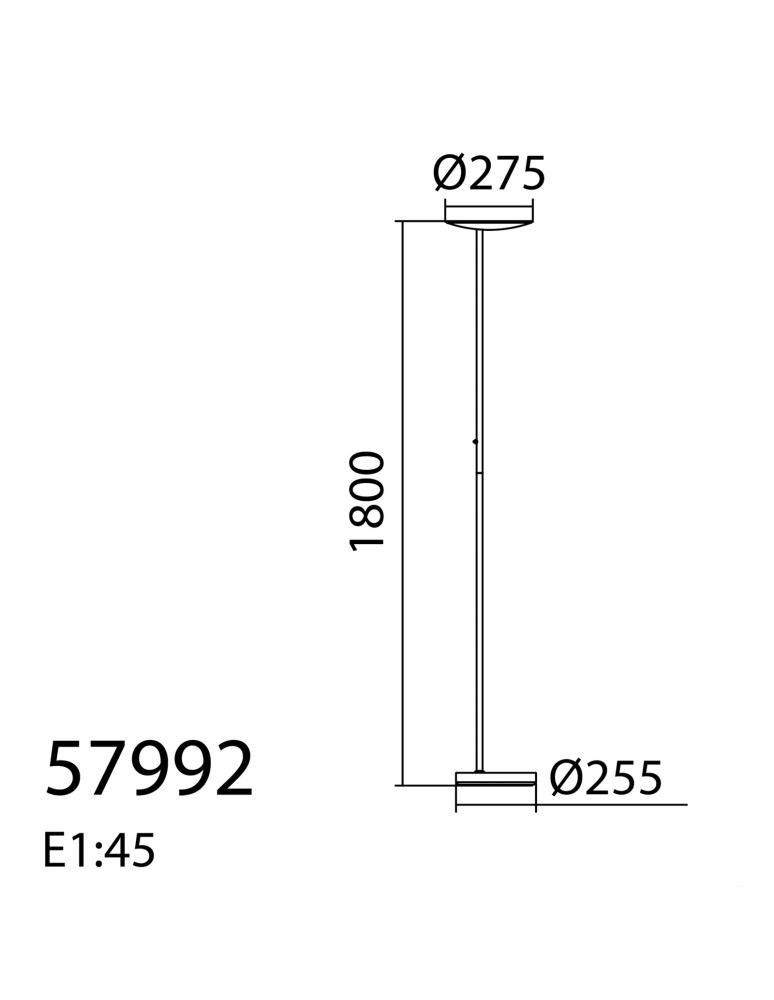 MDC Lampa podłogowa DAPHNE S mosiądz antyczny LED 33W CCT 2700-4000K 579924302