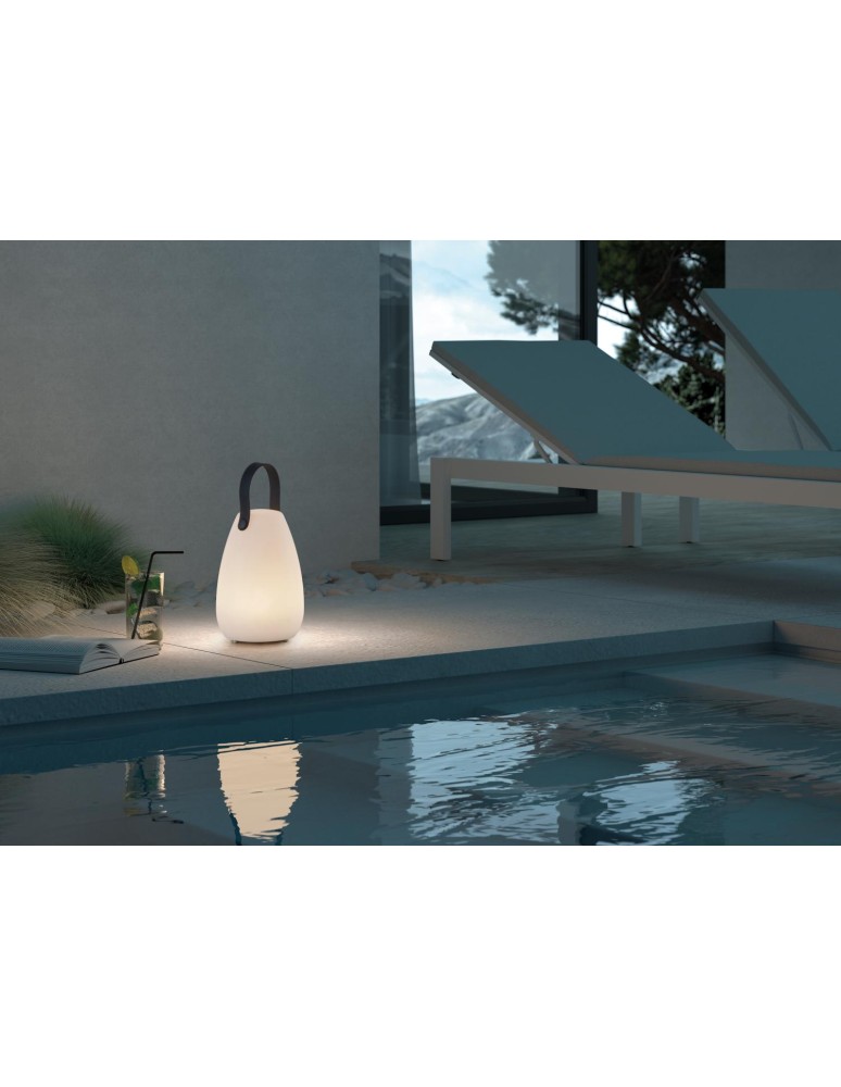 MDC Lampa stołowa NANSA czarny 0,6W 3000K+RGB IP44 akumulatorowa przenośna 588409102