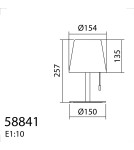 MDC Lampa stołowa BONDI czarny 1,8W 3000K+RGB IP44 akumulatorowa przenośna 588419102