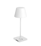 MDC Lampa stołowa MASH biały 2W 3000K IP44 akumulatorowa przenośna, ściemnianie 588428102