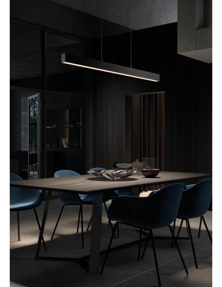 MDC Lampa wisząca FI czarny 42W 120cm 3000K 588789102