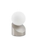 MDC Lampa stołowa MOON nikiel mat G9 włącznik dotykowy 576519787