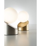 MDC Lampa stołowa MOON nikiel mat G9 włącznik dotykowy 576519787