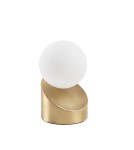MDC Lampa stołowa MOON mosiądz mat G9 włącznik dotykowy 576514387