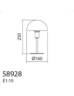 MDC Lampa stołowa POMA biały E14 589288201 - product 2