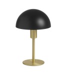 MDC Lampa stołowa POMA mosiądz mat, czarny klosz E14 589286201