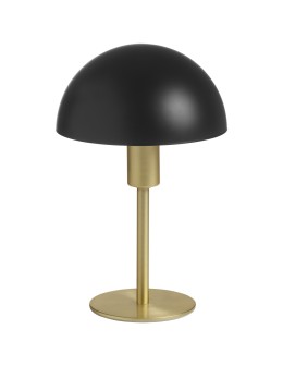 MDC Lampa stołowa POMA mosiądz mat, czarny klosz E14 589286201