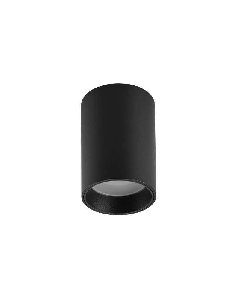MDC Lampa sufitowa łazienkowa GALILEO S czarny mat GU10 ø60x85mm IP44 589979203