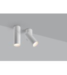 MDC Lampa sufitowa łazienkowa GALILEO ART biały mat GU10 ø56X158mm IP44 589998303