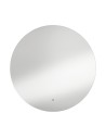 View MDC Lustro łazienkowe LUNA Ø80 42W CCT 3000-4000-5500K światło odbite IP44 ściemnianie dotykowe, funkcja odparowania 599017
