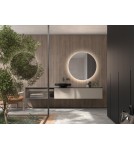 MDC Lustro łazienkowe LUNA Ø80 42W CCT 3000-4000-5500K światło odbite IP44 ściemnianie dotykowe, funkcja odparowania 599017
