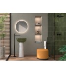 MDC Lustro łazienkowe COQUETTE Ø60 36,5W CCT 3000-4000-5000K IP44 ściemnianie dotykowe, funkcja odparowania 599037005