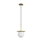 MDC Lampa wisząca łazienkowa FLOC mosiądz mat Ø17 E27 IP44 580676103