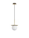 View MDC Lampa wisząca łazienkowa FLOC mosiądz mat Ø17 E27 IP44 580676103