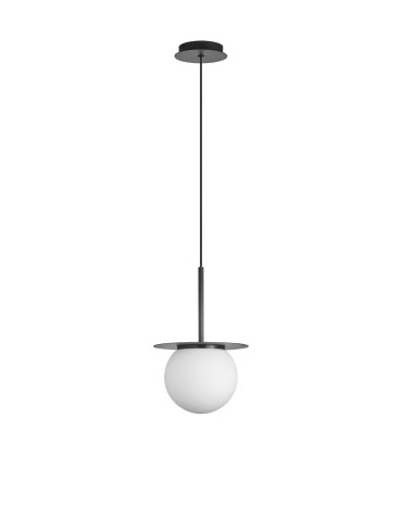 MDC Lampa wisząca łazienkowa FLOC czarny mat Ø17 E27 IP44 580679103