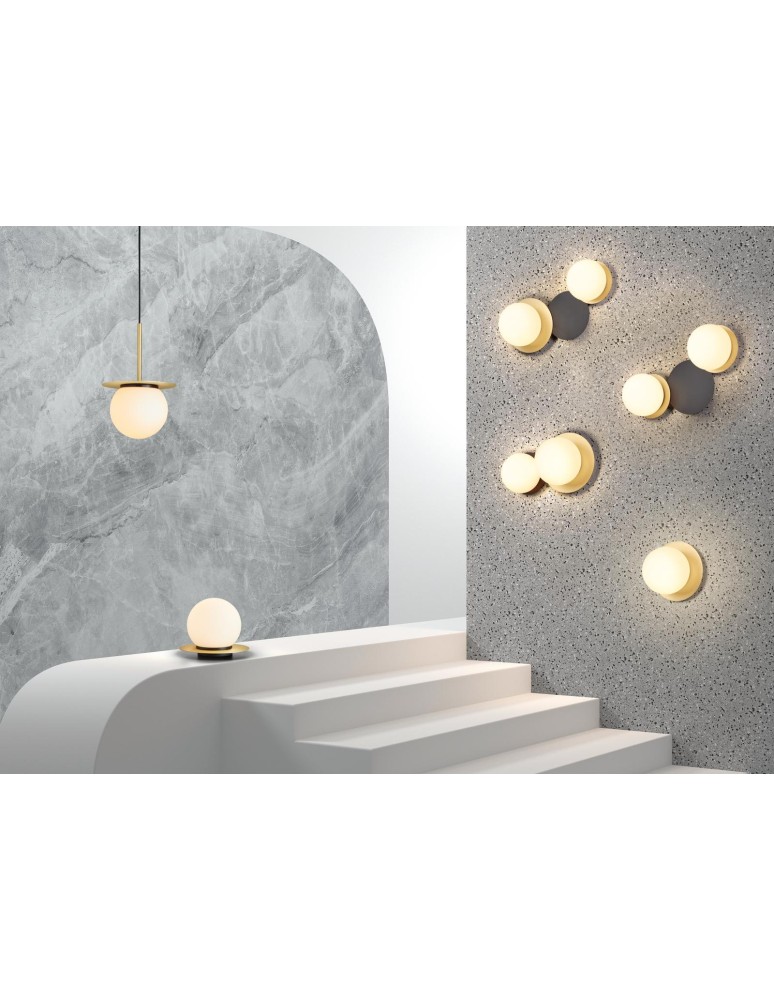 MDC Lampa wisząca łazienkowa FLOC czarny mat Ø17 E27 IP44 580679103