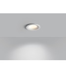 MDC Lampa podtynkowa łazienkowa NOBEL biały mat GU10 ø85mm IP65 579628303