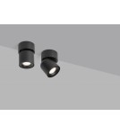 MDC Lampa sufitowa łazienkowa MARTINA czarny mat GU10 Ø94mm IP44 589599203
