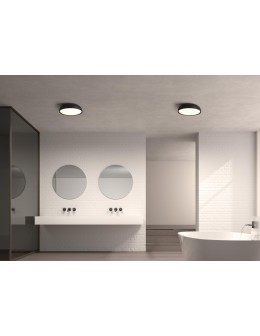 MDC Lampa sufitowa łazienkowa TOKIO czarny mat LED 36W CCT 3000-3500-4000K IP44 578019103 - product 2
