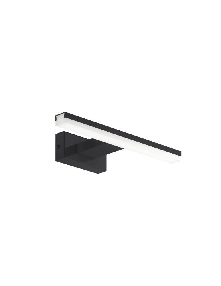 MDC Lampa łazienkowa TIWALL czarny mat LED 8W 300mm 3000K IP44 575969109