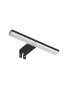 View MDC Lampa łazienkowa TIWALL KIT (uchwyt lustro/ściana/szafka) czarny mat LED 8W 300mm 3000K IP44 576859109