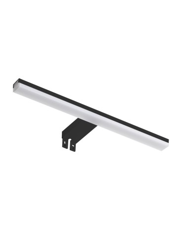 MDC Lampa łazienkowa TIWALL KIT (uchwyt lustro/ściana/szafka) czarny mat LED 12W 450mm 3000K IP44 576869109